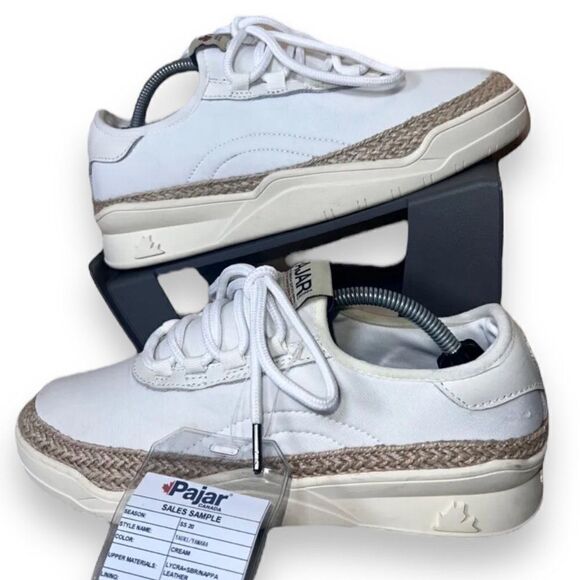 Pajar Shoes - Pajar Canada Yauri / Yamara Casual Sneakers Cream PJ-S20236 Women's 7-7.5